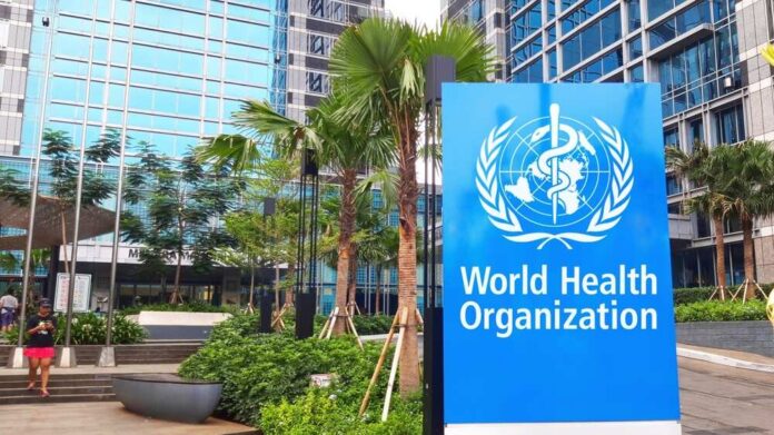 shutterstock_2487233681.jpg featured image World Health Organization sign outside modern building