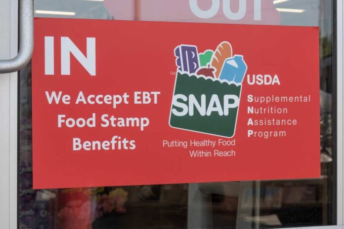 shutterstock_2314801055.jpg featured image Red sign accepting EBT food stamp benefits SNAP