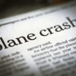 Newspaper headline about a plane crash
