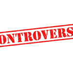 Controversy stamp in bold red letters