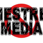 Lamestream Media text with a red prohibition symbol