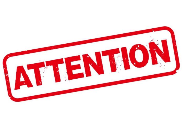 shutterstock_170215775.jpg Red stamp with the word 'ATTENTION' in bold letters
