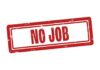 Red stamp with the text 'NO JOB'