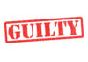 Mardi Gras Melee: Shia’s Guilty Twist Red stamp with the word guilty inside