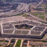 Pentagon Hormone Push Sparks Uproar Aerial view of the Pentagon surrounded by roads