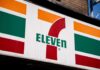 Exterior view of a 7-Eleven convenience store