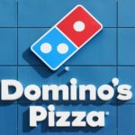 Domino’s Logo Becomes Dinner? Domino's Pizza logo on a blue background