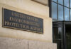 United States Environmental Protection Agency building sign