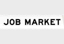 Jobs Shock Rattles Washington Text banner displaying 'JOB MARKET' on a light background