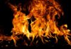 Firefight Turns Fatal — What Went Wrong? Bright flames dancing against a dark background