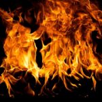 Firefight Turns Fatal — What Went Wrong? Bright flames dancing against a dark background