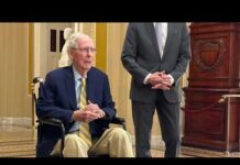 Senate Shock: McConnell Shuffles Back In PHOTOS: Mitch McConnell returns to U.S. Senate
