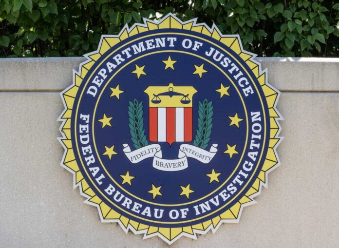 Indianapolis,-,May,30,,2024:,Fbi,Field,Office.,The,Federal FBI seal featuring stars and laurel leaves