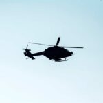 NEW VIDEO: Pilot Downed Over Iran – Amazing Rescue Silhouette of a helicopter flying against a light sky