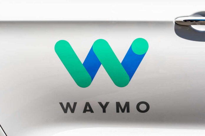 July,16,,2019,Mountain,View,/,Ca,/,Usa, Waymo logo displayed on a vehicle