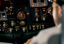 Chilling Terror Plot Exposed (Video) Aircraft cockpit overhead panel with illuminated switches and gauges