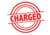 CHARGED: US Marine Indicted Red charged stamp with circular border